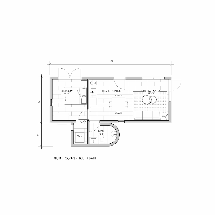 a blueprint of a house Niu B